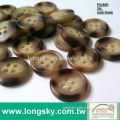 (#P0356R-4HD) 24L 15mm wholesale fancy imitaiton horn and wooden looked custom polo shirt button
